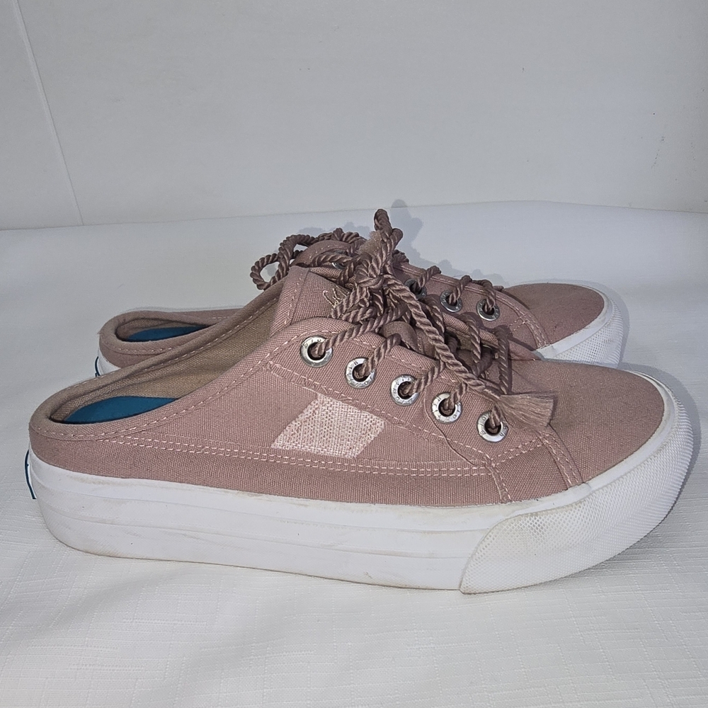 Blowfish Canvas mules Sneakers Casual Lace-Up Sz 8.5 - Picture 4 of 11